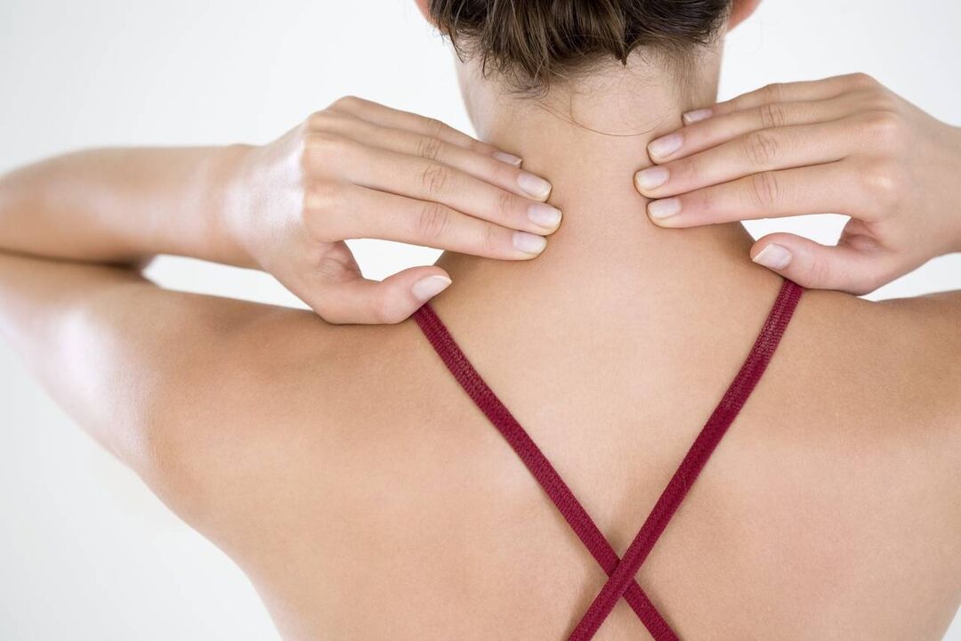 self-massage the neck for osteochondrosis